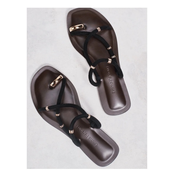 NWT Emme Parsons Laurie Bijoux in Black Suede size 39 in box with dust bag - Picture 2 of 8